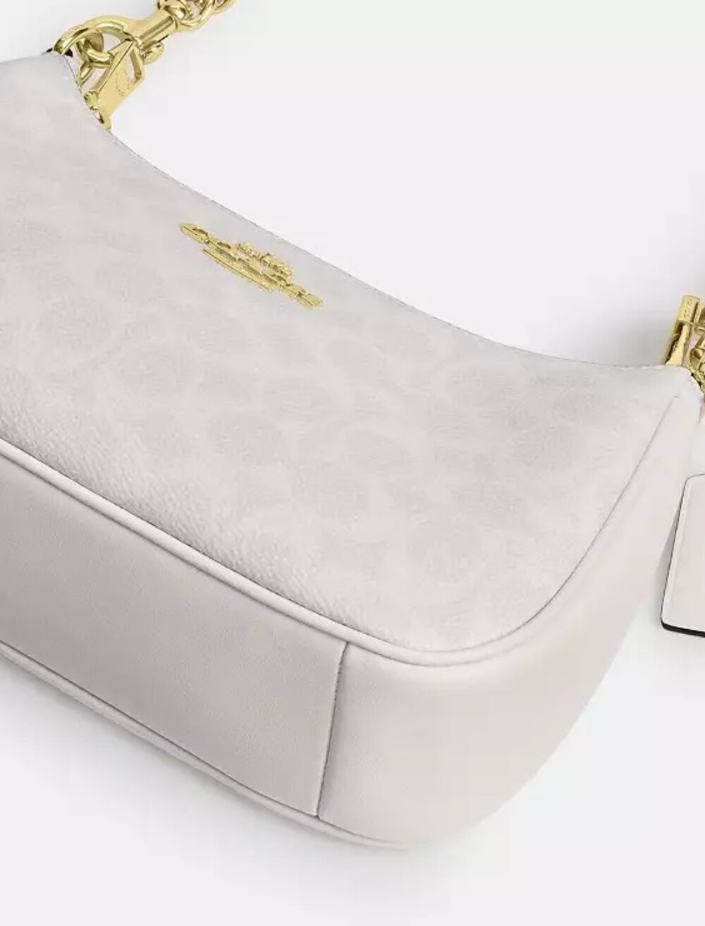 Coach Teri Shoulder Bag in Signature Canvas White Chalk Crossbody NWT - Picture 7 of 15
